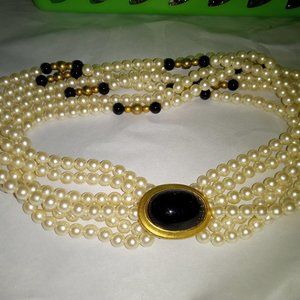 Pearl necklace you can wear it two. Way